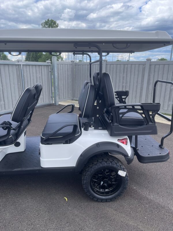 Bolt EV X6 White Black seats Golf Cart