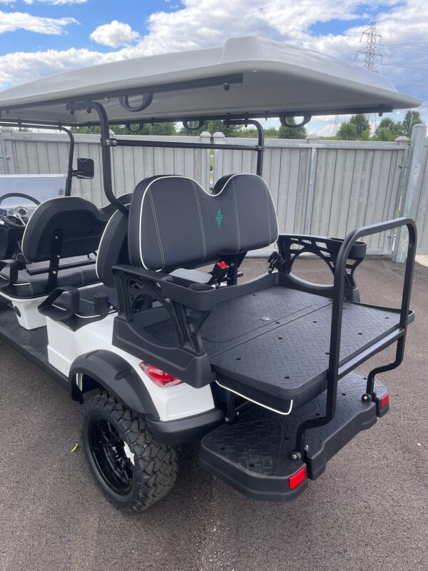 Bolt EV X6 White Black seats Golf Cart