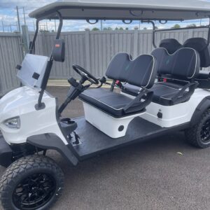 Bolt EV X6 White Black seats Golf Cart