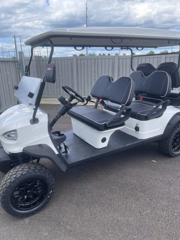 Bolt EV X6 White Black seats Golf Cart