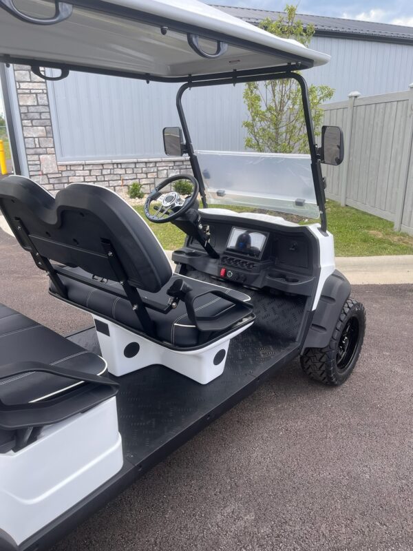 Bolt EV X6 White Black seats Golf Cart