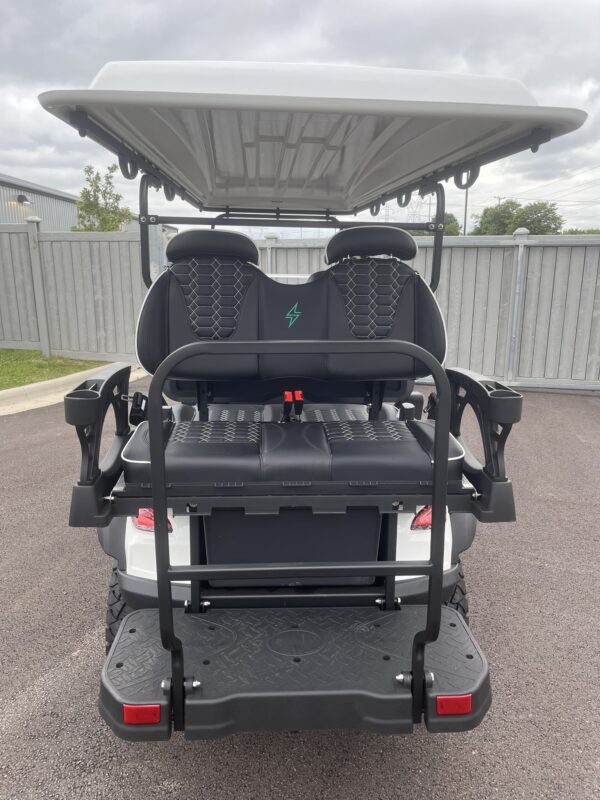 Bolt EV X6 White Black Club Seats Golf Cart