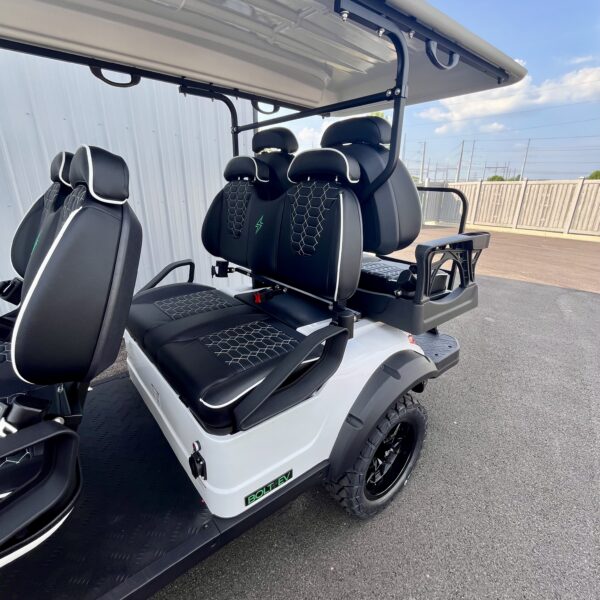 Bolt EV X6 White Black Club Seats Golf Cart