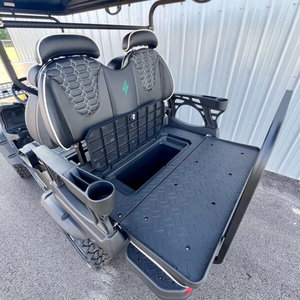 Bolt EV X4 Matte Black Diamond Stitch Golf Cart